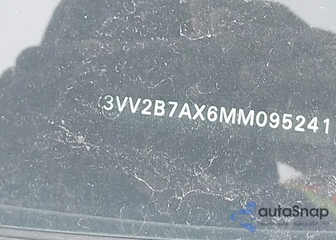 2021 Volkswagen Tiguan 2.0T Se/2.0T Se R-Line Black/2.0T Sel из США, поврежденный, VIN 3VV2B7AX6MM095241